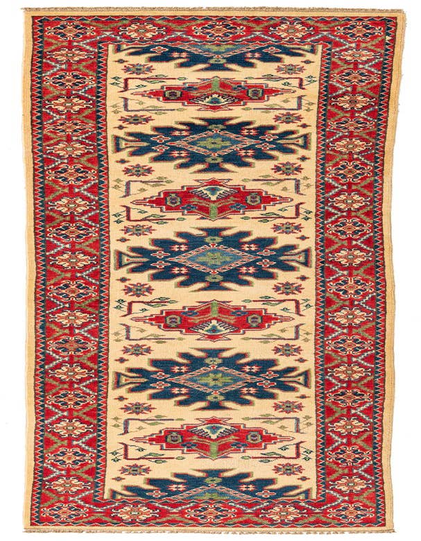 Detail image of 2' 9 x 9' 9 Hand Knotted Kazak Runner Rug