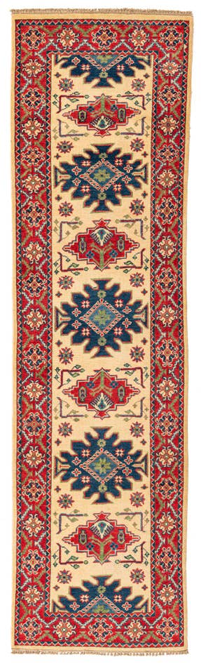 Detail image of 2' 9 x 9' 9 Hand Knotted Kazak Runner Rug
