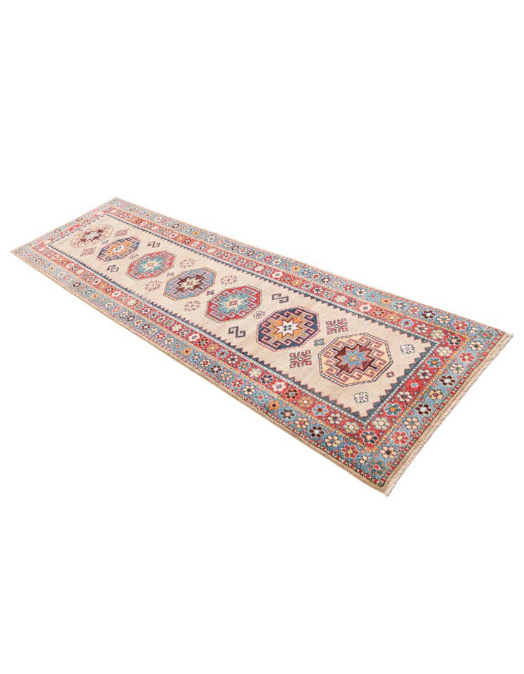 Detail image of 2' 8 x 9' 3 Hand Knotted Kazak Runner Rug