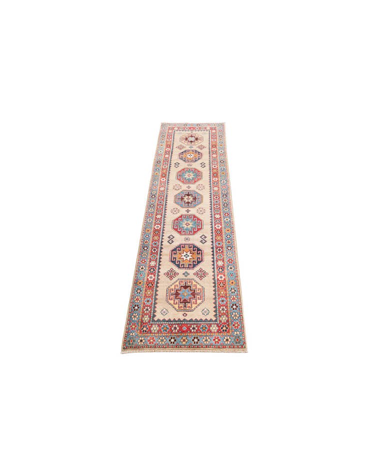 Detail image of 2' 8 x 9' 3 Hand Knotted Kazak Runner Rug