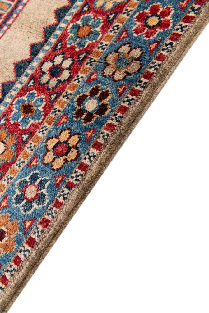 2' 8 x 9' 3 Hand Knotted Kazak Runner Rug
