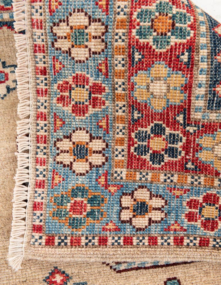 Detail image of 2' 8 x 9' 3  Hand Knotted Kazak Runner Rug
