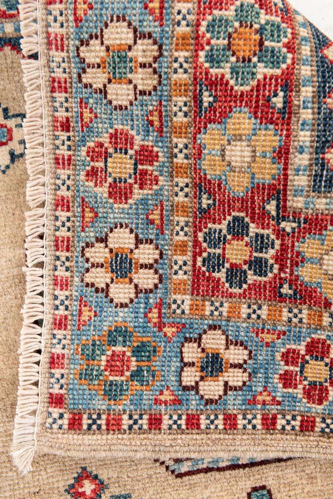 2' 8 x 9' 3 Hand Knotted Kazak Runner Rug