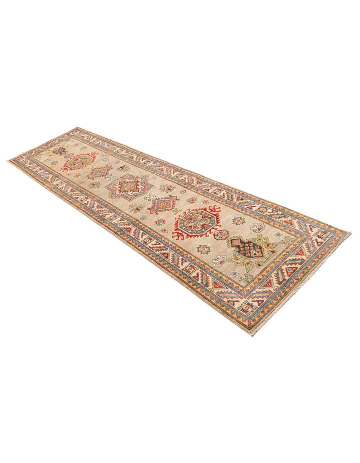 2' 7 x 9' 7 Hand Knotted Kazak Runner Rug