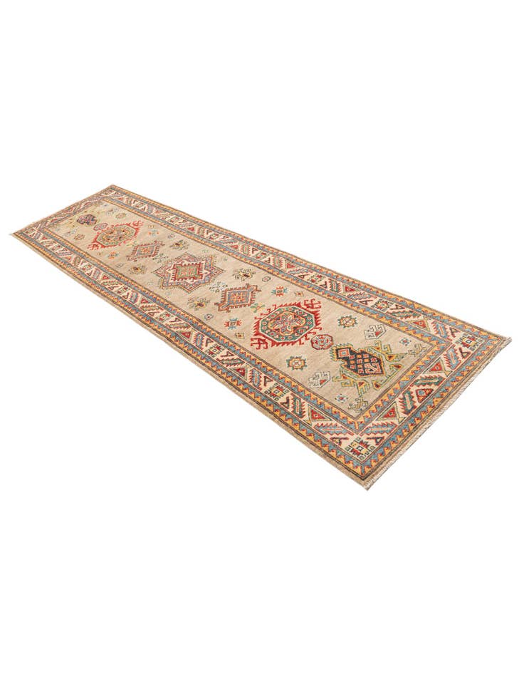 Detail image of 2' 7 x 9' 7 Hand Knotted Kazak Runner Rug