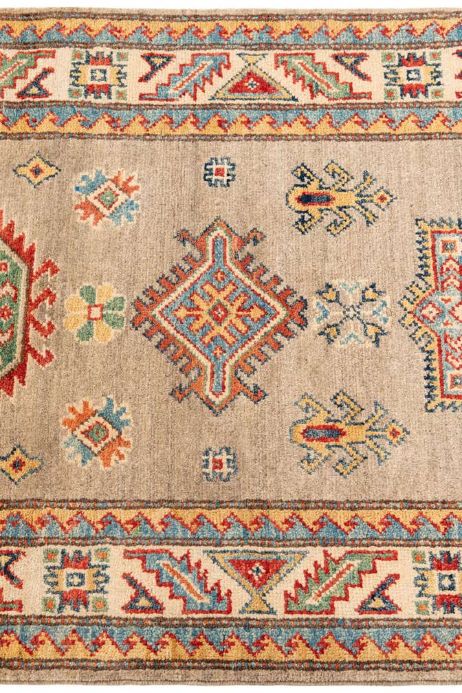 2' 7 x 9' 7 Hand Knotted Kazak Runner Rug