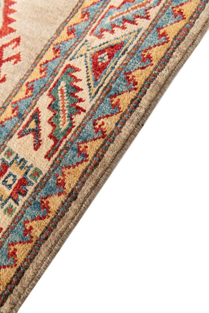 2' 7 x 9' 7 Hand Knotted Kazak Runner Rug
