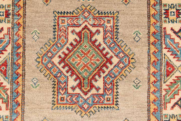 2' 7 x 9' 7 Hand Knotted Kazak Runner Rug