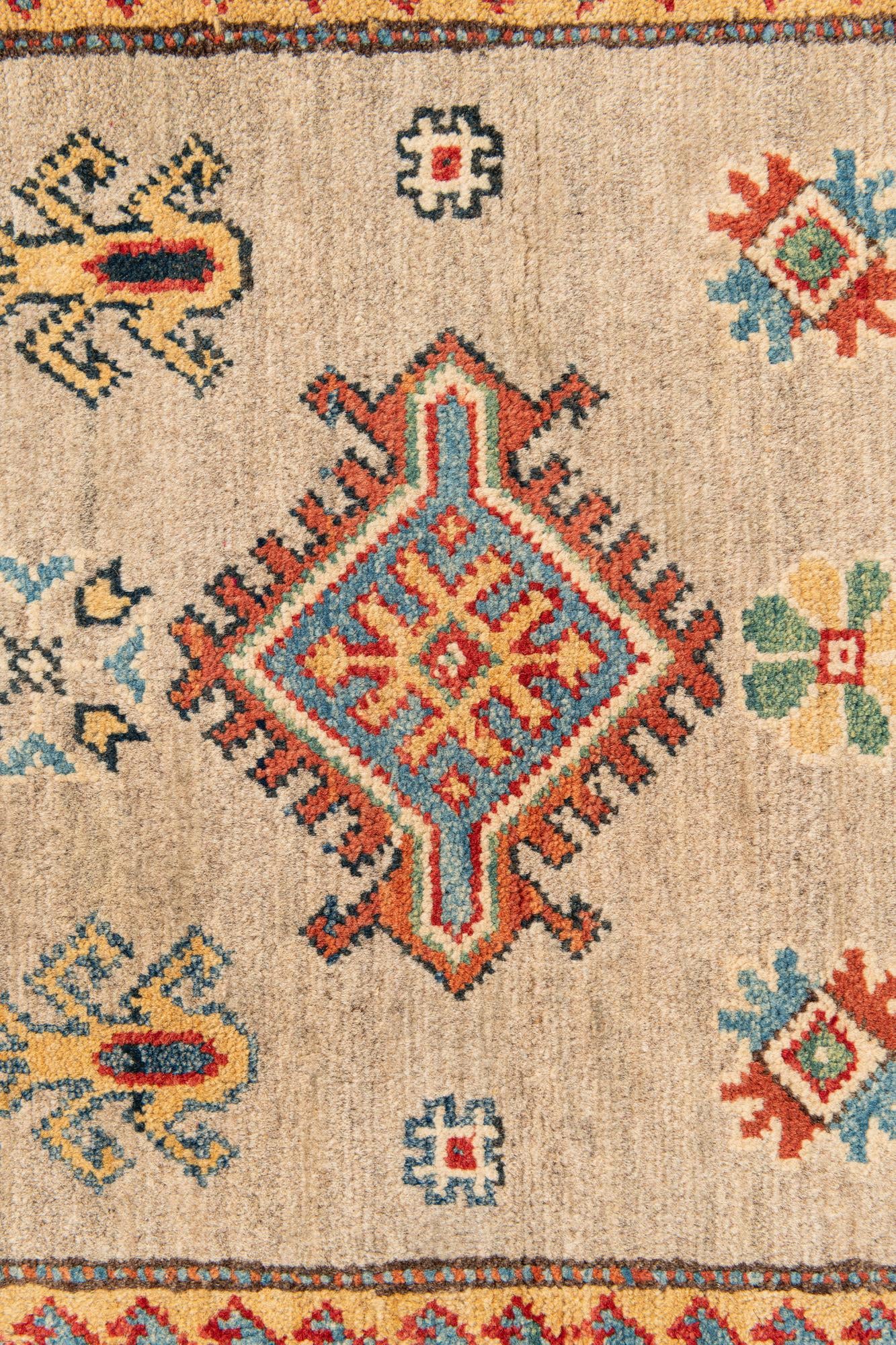 2' 7 x 9' 7 Hand Knotted Kazak Runner Rug
