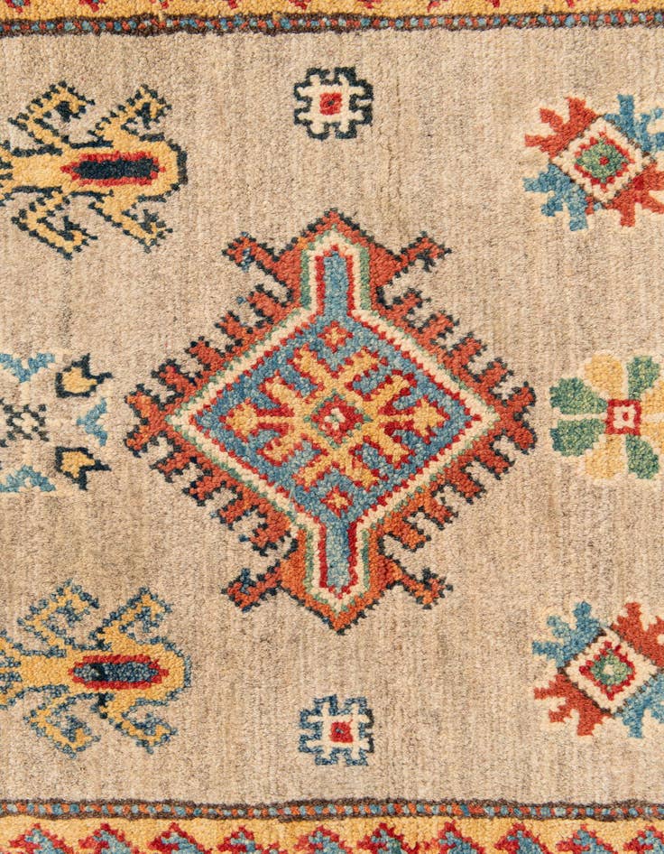Detail image of 2' 7 x 9' 7  Hand Knotted Kazak Runner Rug