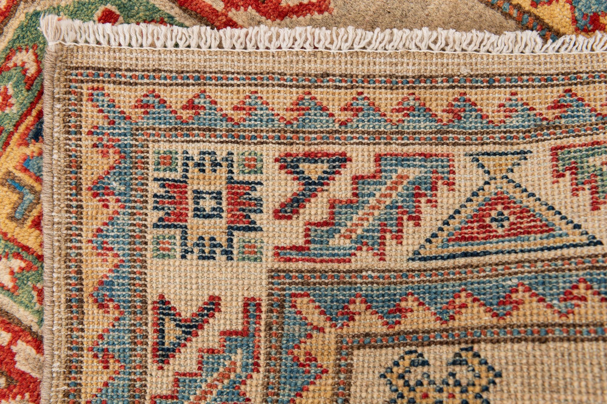 2' 7 x 9' 7 Hand Knotted Kazak Runner Rug