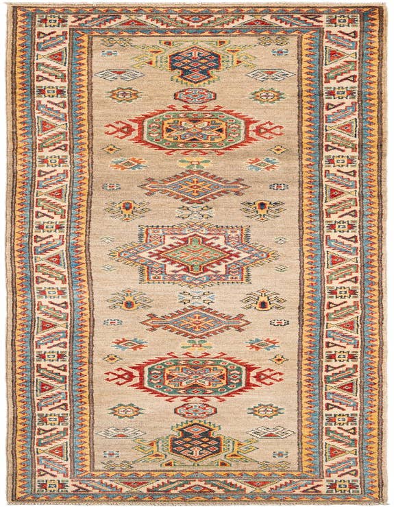 Detail image of 2' 7 x 9' 7 Hand Knotted Kazak Runner Rug