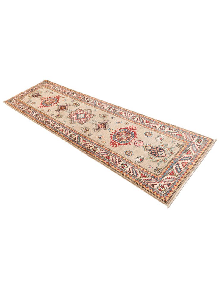 Detail image of 2' 8 x 9' 9 Hand Knotted Kazak Runner Rug
