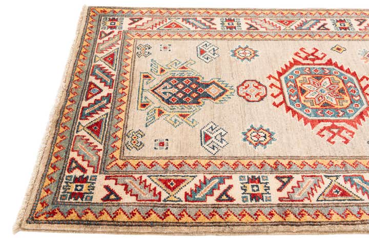 2' 8 x 9' 9 Hand Knotted Kazak Runner Rug