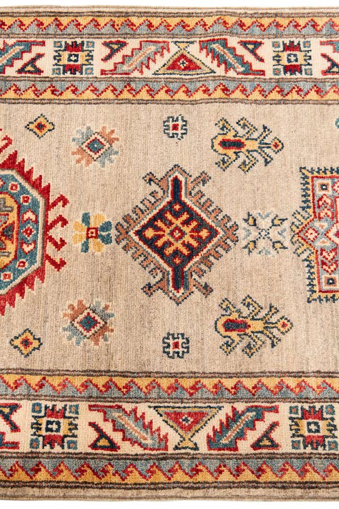 2' 8 x 9' 9 Hand Knotted Kazak Runner Rug