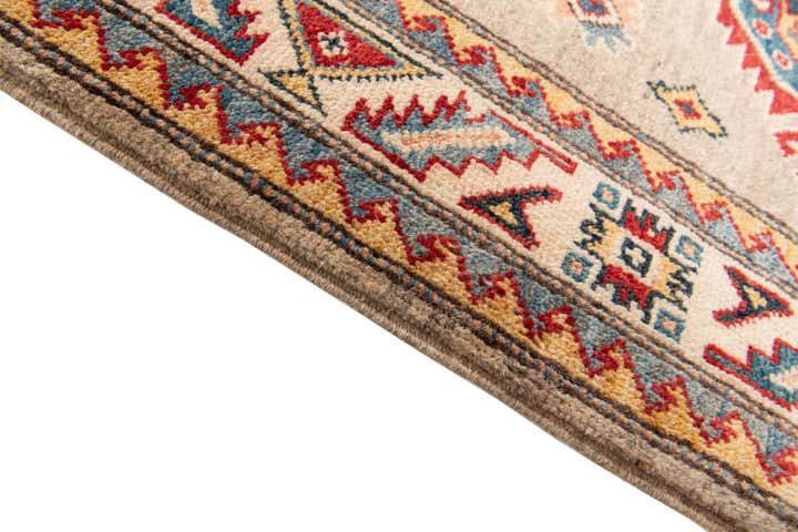 2' 8 x 9' 9 Hand Knotted Kazak Runner Rug