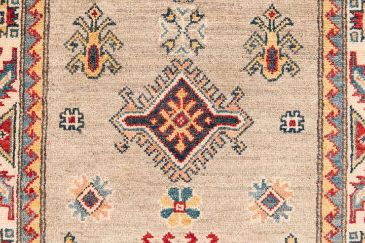 2' 8 x 9' 9 Hand Knotted Kazak Runner Rug