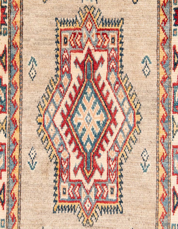 Detail image of 2' 8 x 9' 9  Hand Knotted Kazak Runner Rug