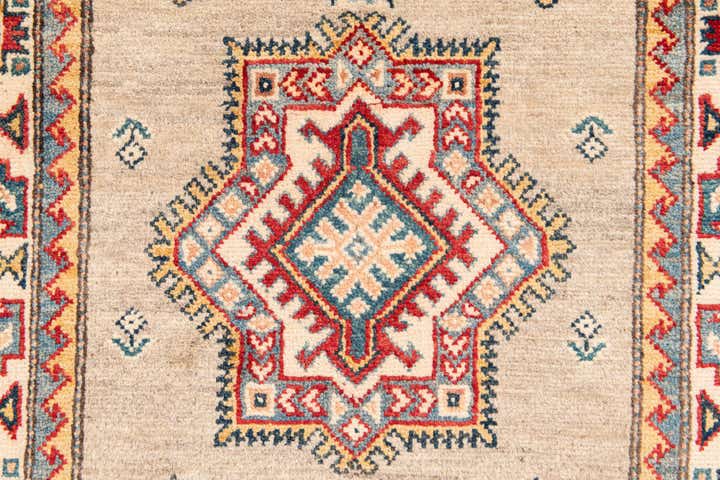 2' 8 x 9' 9 Hand Knotted Kazak Runner Rug