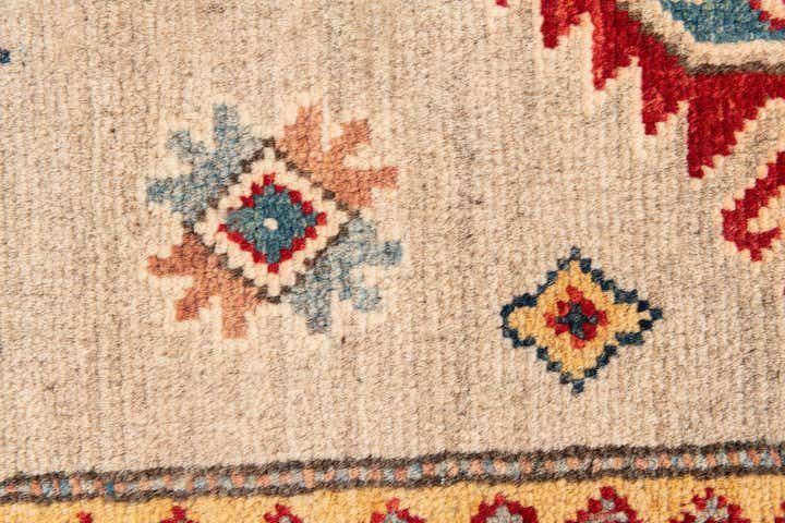 2' 8 x 9' 9 Hand Knotted Kazak Runner Rug