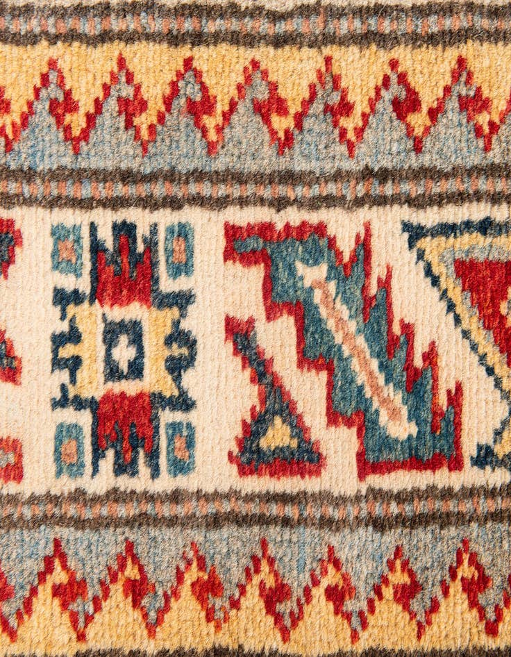 Detail image of 2' 8 x 9' 9  Hand Knotted Kazak Runner Rug