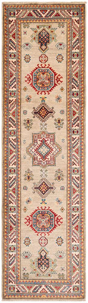 2' 8 x 9' 9 Hand Knotted Kazak Runner Rug