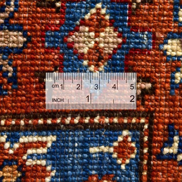 3' 4 x 13' 9 Hand Knotted Kazak Runner Rug