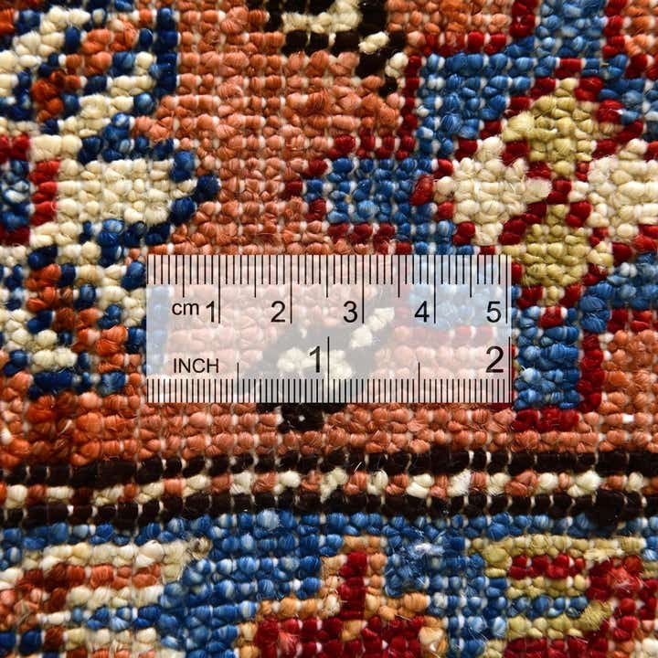 3' 4 x 13' 9 Hand Knotted Kazak Runner Rug