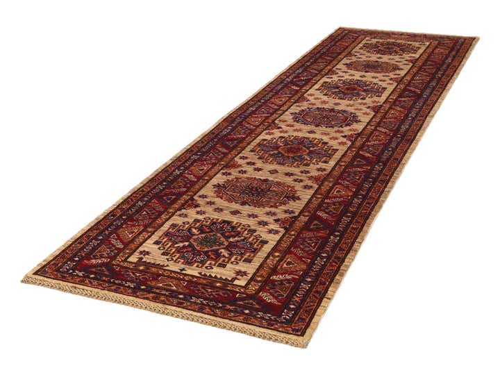 2' 10 x 9' 8 Hand Knotted Kazak Runner Rug