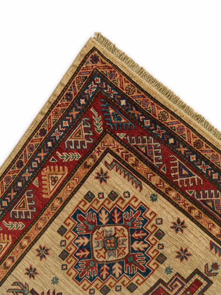 2' 10 x 9' 8 Hand Knotted Kazak Runner Rug