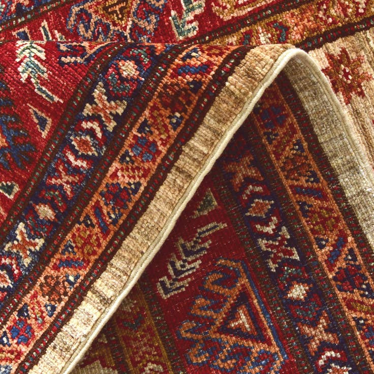 Detail image of 2' 10 x 9' 8 Hand Knotted Kazak Runner Rug
