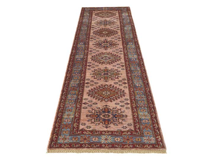 2' 9 x 10' 1 Hand Knotted Kazak Runner Rug