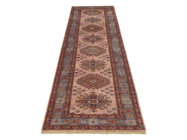 Detail image of 2' 9 x 10' 1 Hand Knotted Kazak Runner Rug