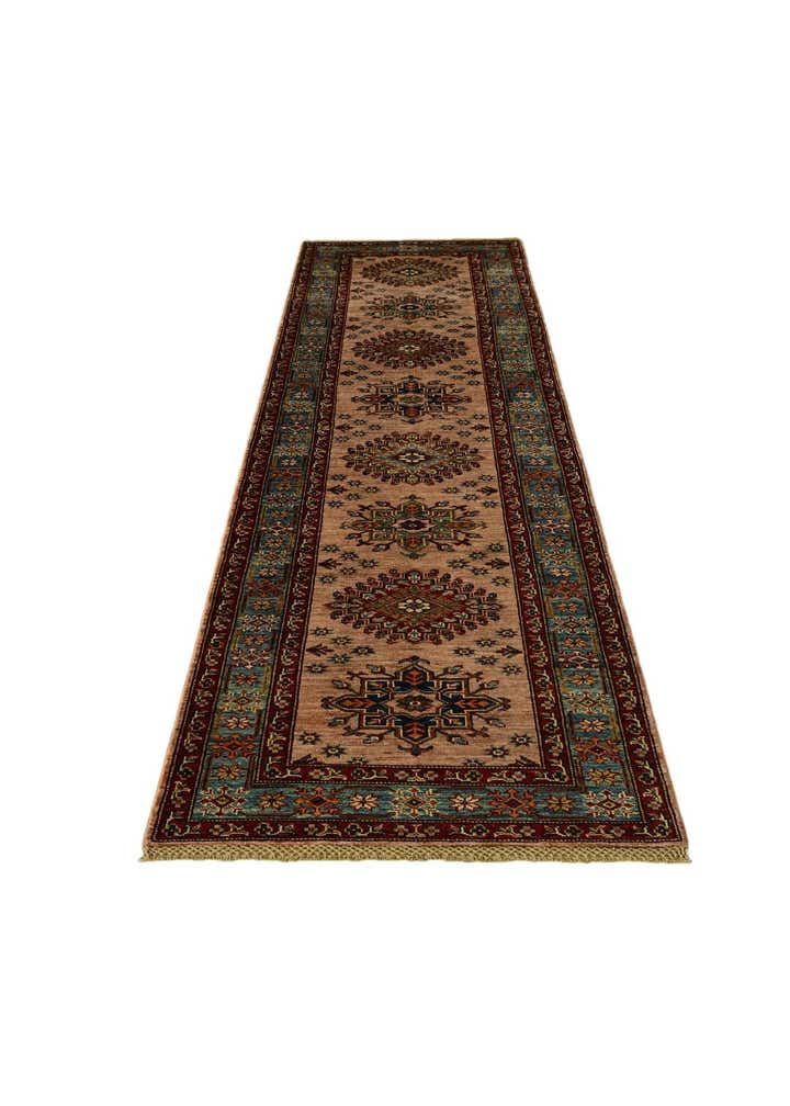 2' 9 x 10' 1 Hand Knotted Kazak Runner Rug