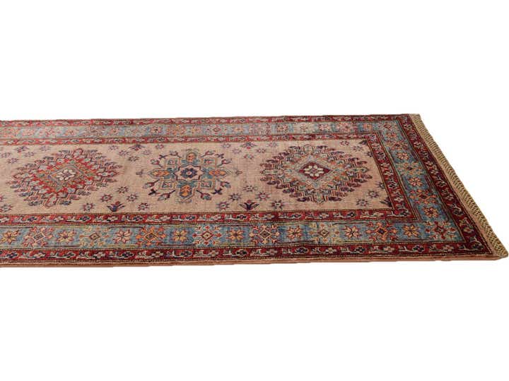 2' 9 x 10' 1 Hand Knotted Kazak Runner Rug