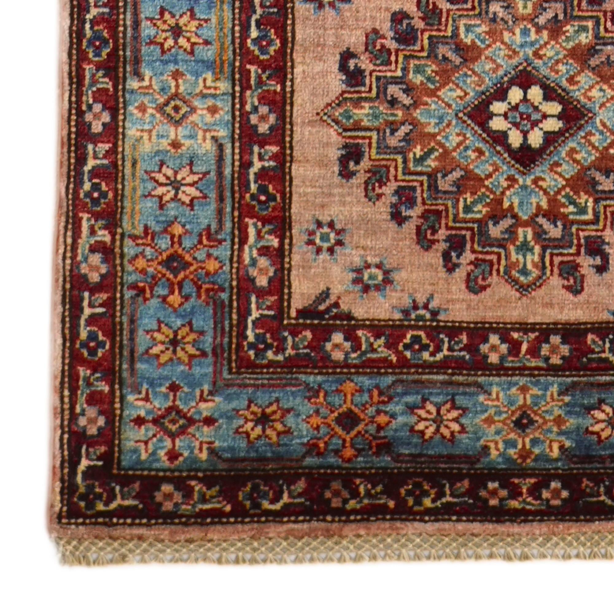 2' 9 x 10' 1 Hand Knotted Kazak Runner Rug