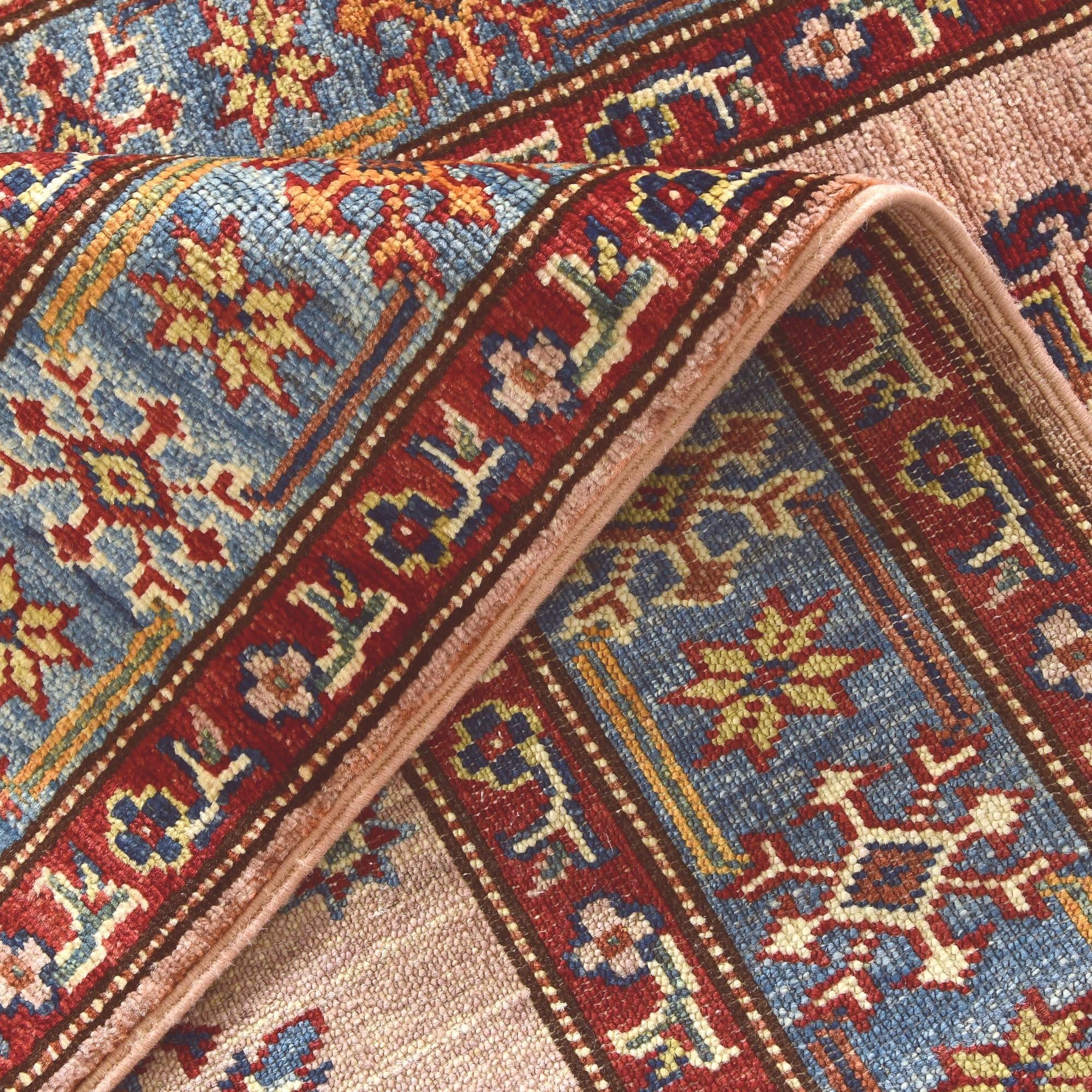 2' 9 x 10' 1 Hand Knotted Kazak Runner Rug