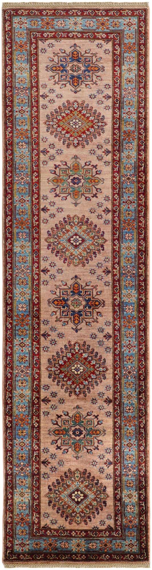 2' 9 x 10' 1 Hand Knotted Kazak Runner Rug