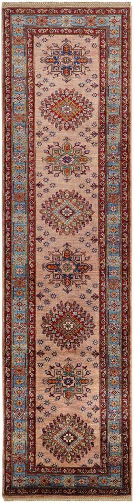 2' 9 x 10' 1 Hand Knotted Kazak Runner Rug