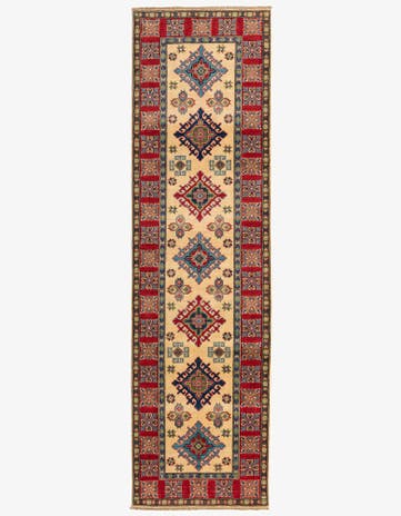 2' 9 x 9' 10 Hand Knotted Kazak Runner Rug