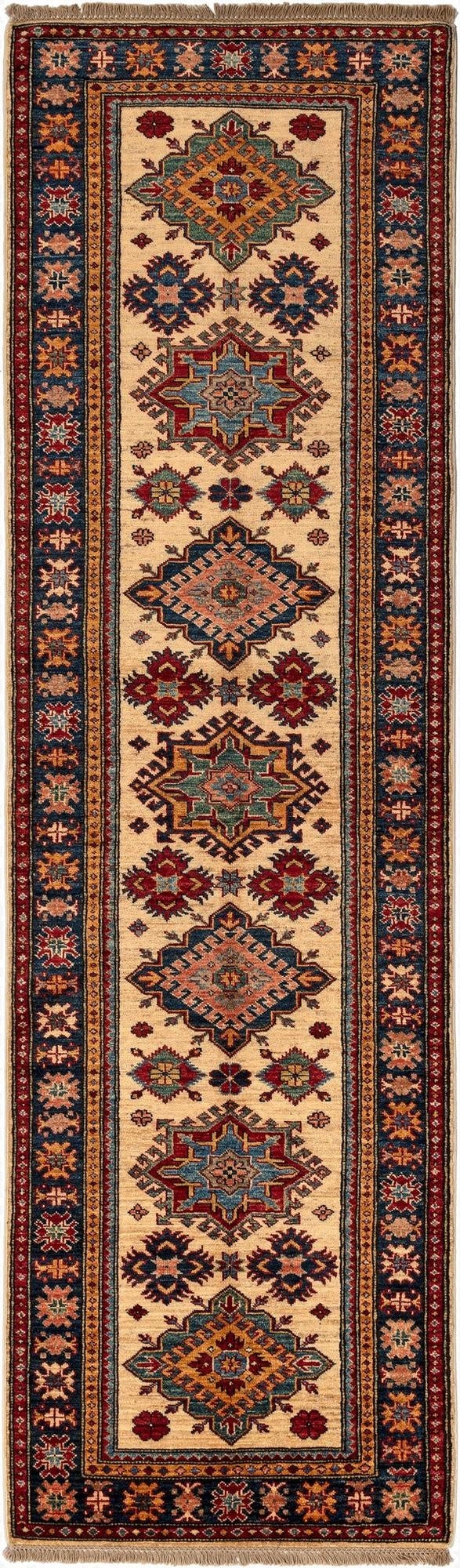 2' 8 x 9' 9 Kazak Runner Rug
