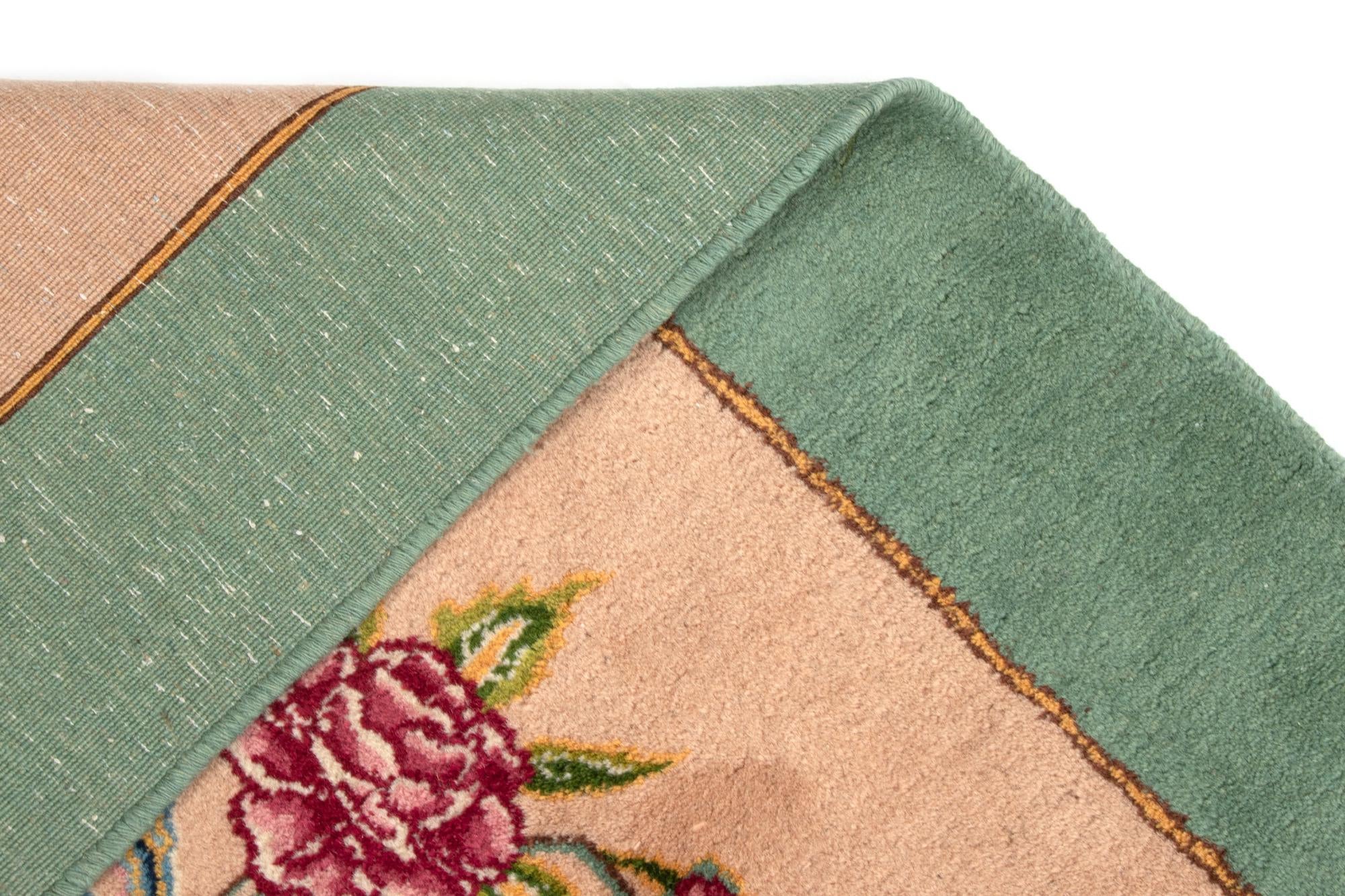 3' 5 x 21' 1 Hand Knotted Kerman Persian Runner Rug