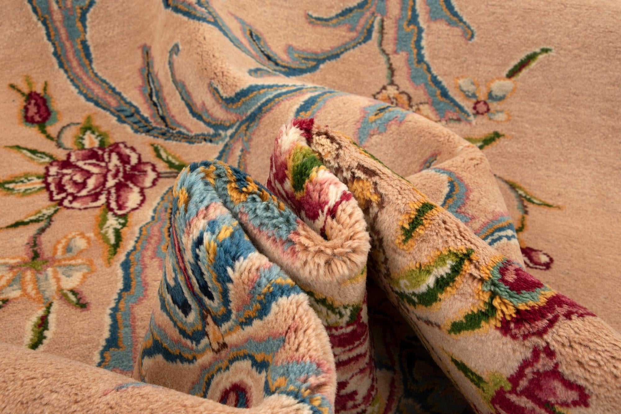 3' 5 x 21' 1 Hand Knotted Kerman Persian Runner Rug