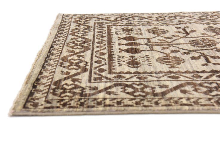 Detail image of 90cm x 295cm Hand Knotted Khotan Ziegler Oriental Runner Rug