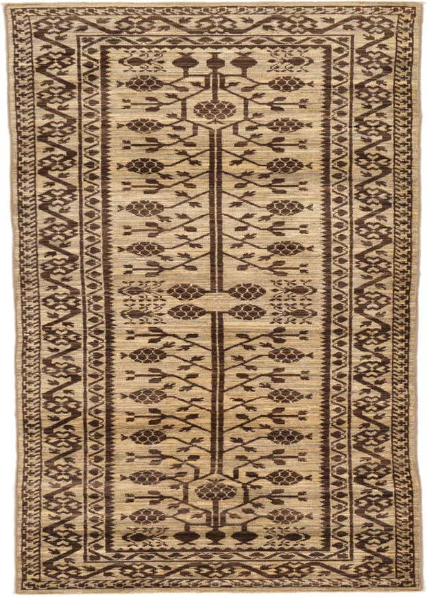 3' x 9' 8 Hand Knotted Khotan Ziegler Oriental Runner Rug