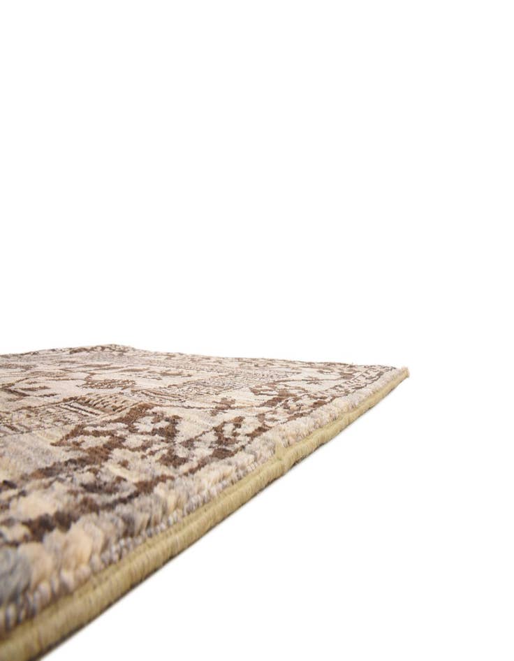 Detail image of 2' 9 x 10'  Hand Knotted Khotan Ziegler Oriental Runner Rug