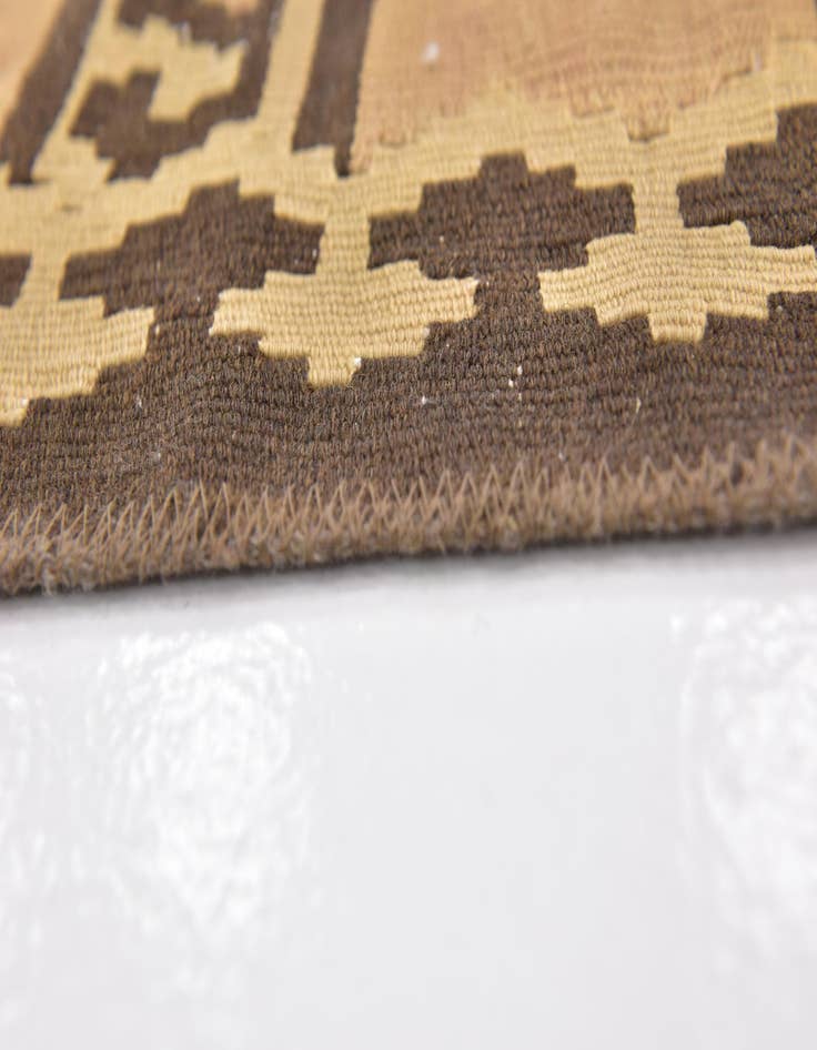 Detail image of 2' 4 x 4' 10  Hand Woven Kilim Fars Wool Runner Rug