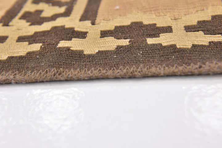 2' 4 x 4' 10 Hand Woven Kilim Fars Wool Runner Rug