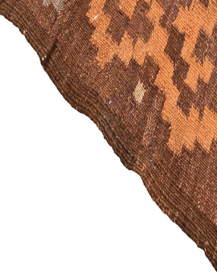 Detail image of 4' 5 x 10' 3  Hand Woven Kilim Fars Wool Runner Rug