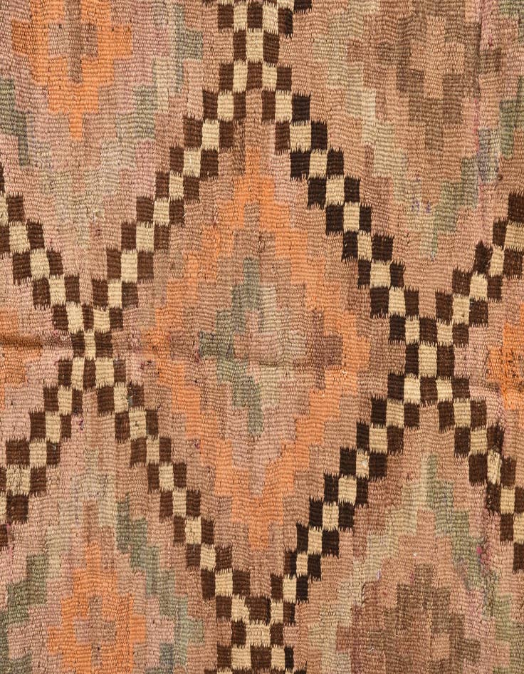 Detail image of 4' 5 x 10' 3  Hand Woven Kilim Fars Wool Runner Rug